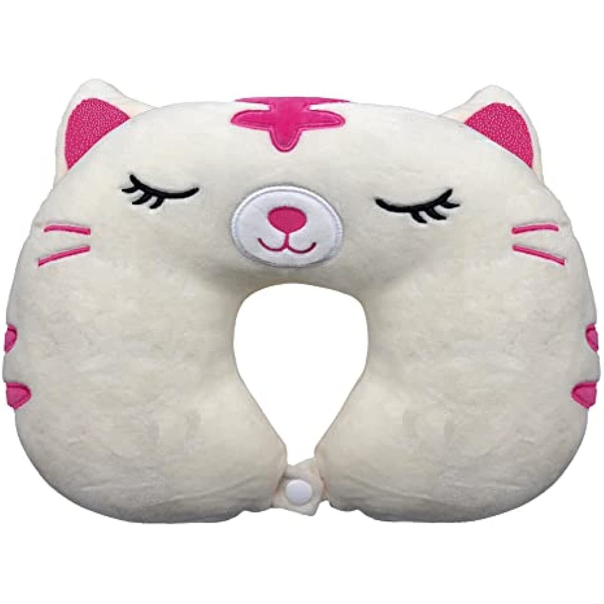 Official KellyToy Squishmallow 12-inch Neck Travel Pillow (Carmen The Cat)