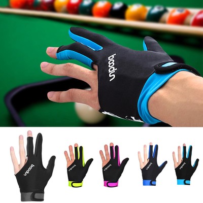 3-Finger-Billardhandschuhe für die linke und rechte Hand, Pool-Profi-Handschuh