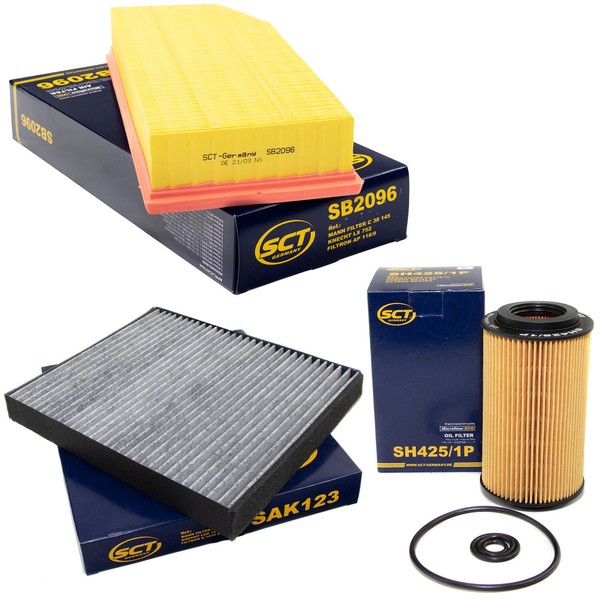Inspektionspaket Filterset SCT FüR Mercedes G-Klasse G 270 CDI W463 W461 156 PS-image