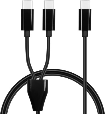 2-in-1 USB-C Splitter Kabel: Multi-Ladekabel mit zwei Typ-C-Steckern