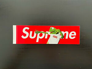 Supreme Kermit Box Logo Sticker SS08 NOS Rare Sold Out | eBay