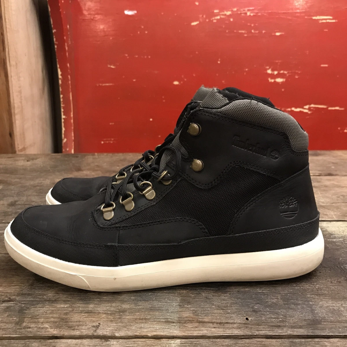 Timberland Men s Ashwood Park L F Mid Hiker Boot Black Full Grain