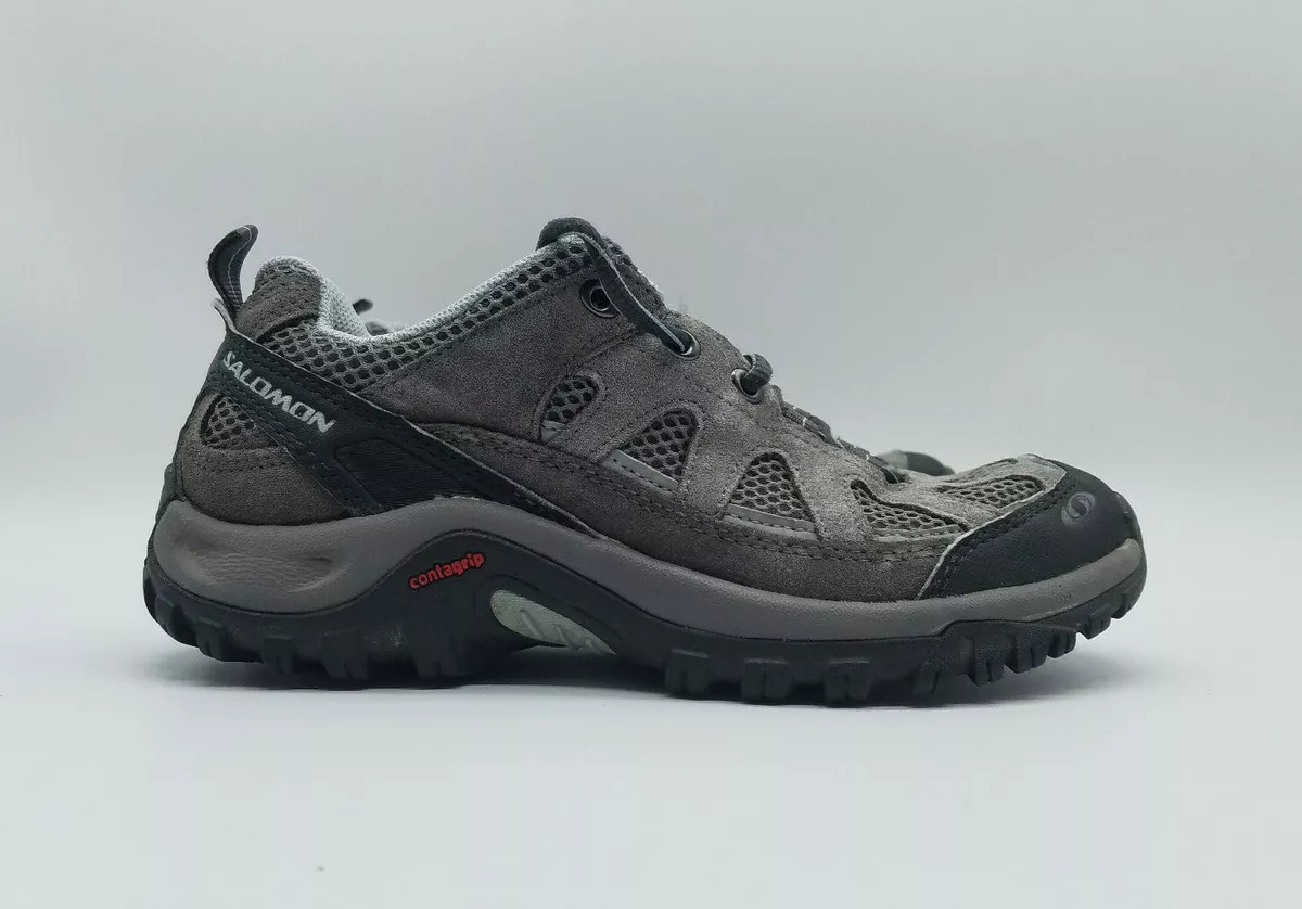 Salomon Exit Aero Contagrip Women s Size 7 Hiking Shoe Gray Black