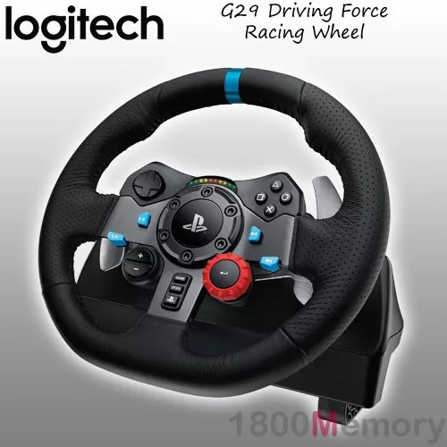 Logitech G29 Driving Force Racing Wheel for Sony PS5 PS4 PC with Gear  Shifter 97855112781