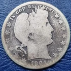 1904 S Barber Half Dollar 50c Circulated #71999