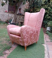 POLTRONA VINTAGE PAOLO BUFFA ANNI 40 50 