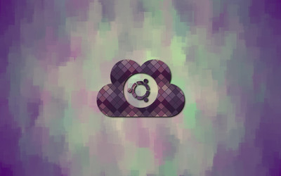 Anime ubuntu clouds violet linux Play Gaming Mat Desk