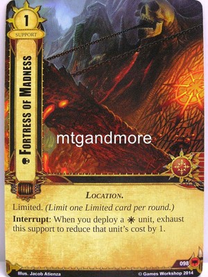 Warhammer 40000 Conquest LCG - Fortress of Madness  #098 - Base Set