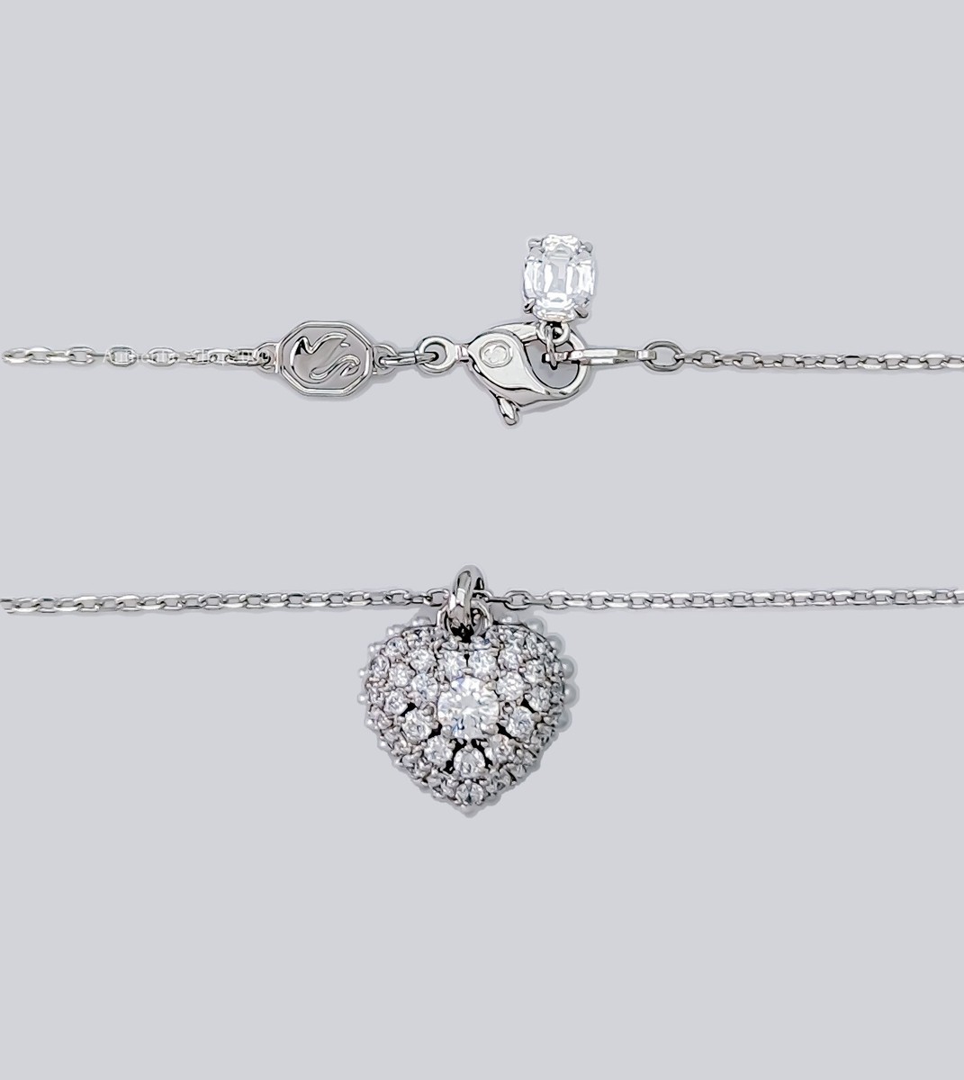 ★SWAROVSKI★ Hyperbola Heart Necklace 5518865 swarovski-infinity-necklace--