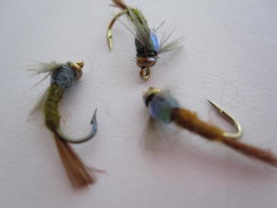1 DZ D17-1 BEAD HEAD FLASHBACK EMERGER BAETIS (SIZES), NYMPHS