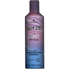 Got2b Styltini After Hours 24 Hour Laminating Shine Hairspray 11.4 oz RARE HTF