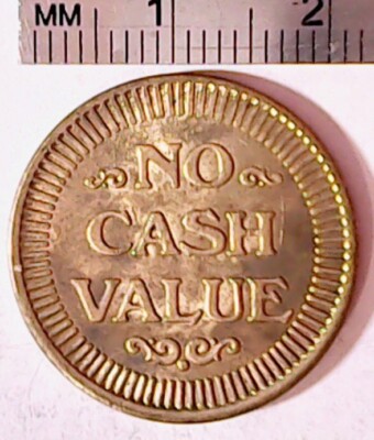 Family Amusement Center Clown Coin Game Token From Unknown