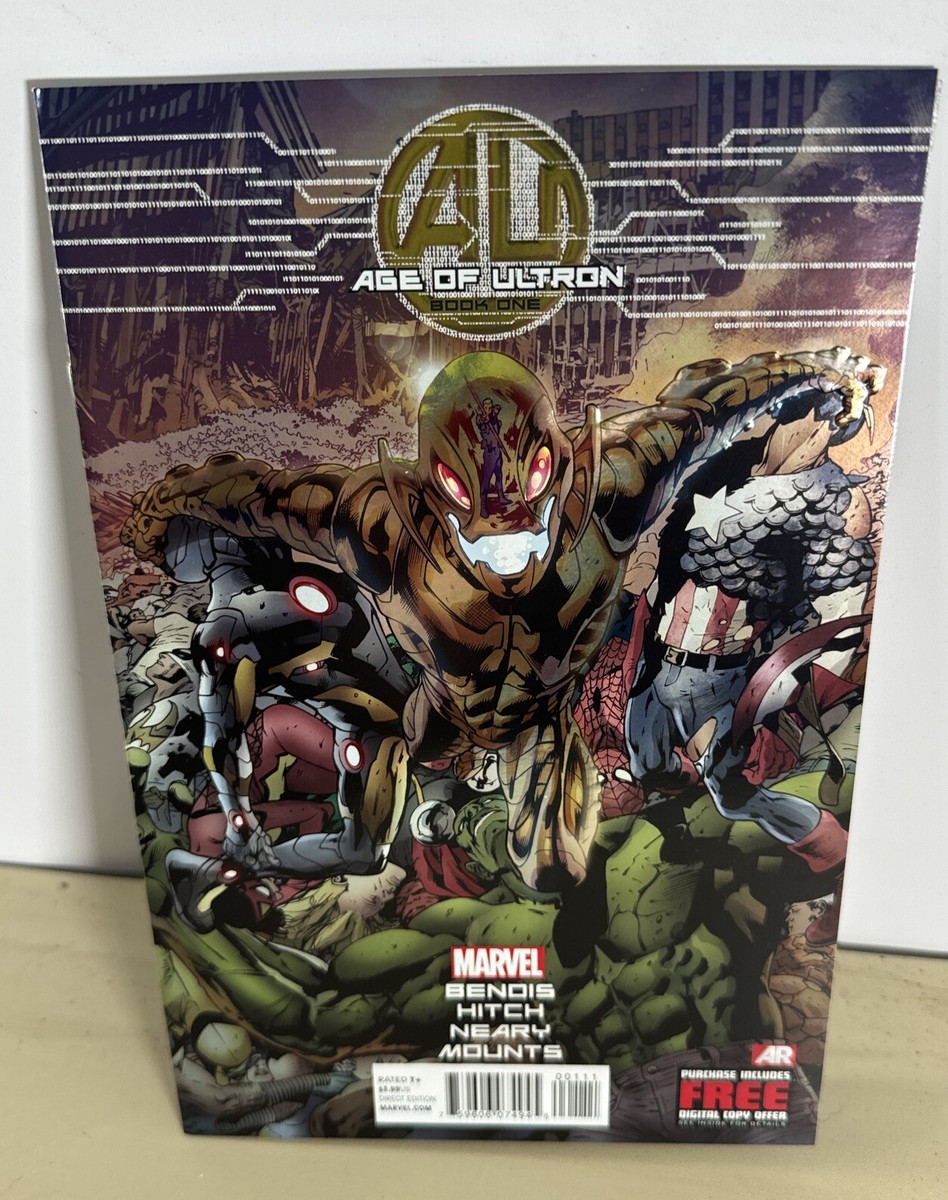 Age of Ultron (Marvel November 2013) Foil, Wraparound Cover New