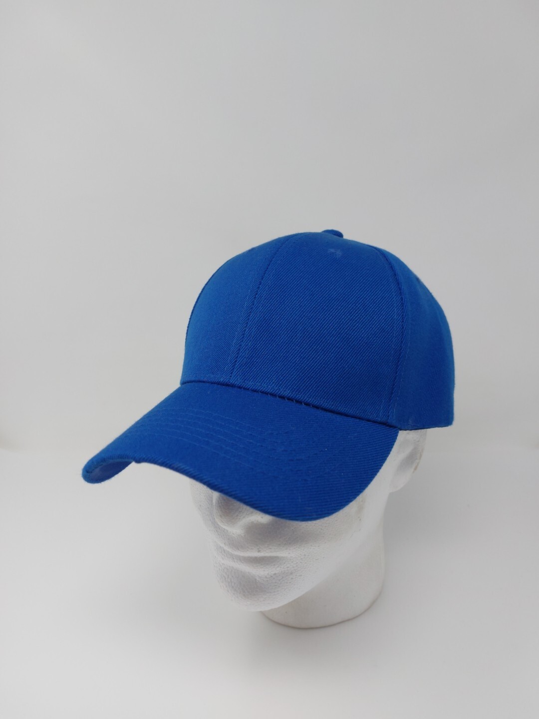 Blue Blank Strap Back Hat Adjustable Cap - image 1