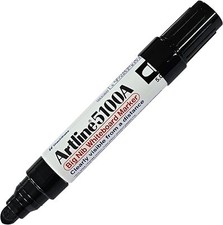 ARTLINE 5100A Big Nib Whiteboard Marker BLACK BLUE RED Broad Bullet Tip 5.0mm
