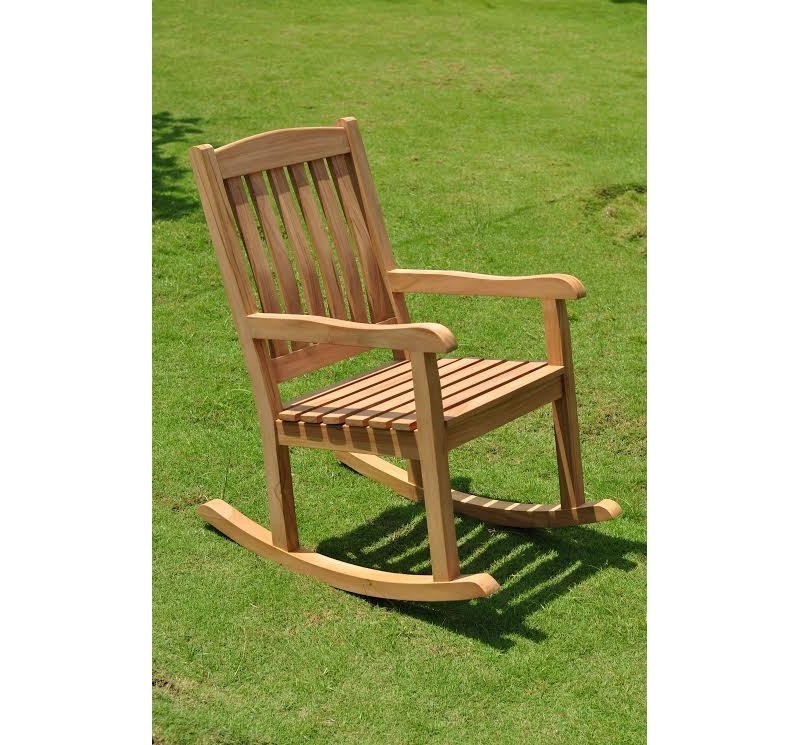 Teak Wood Rocking Chairs