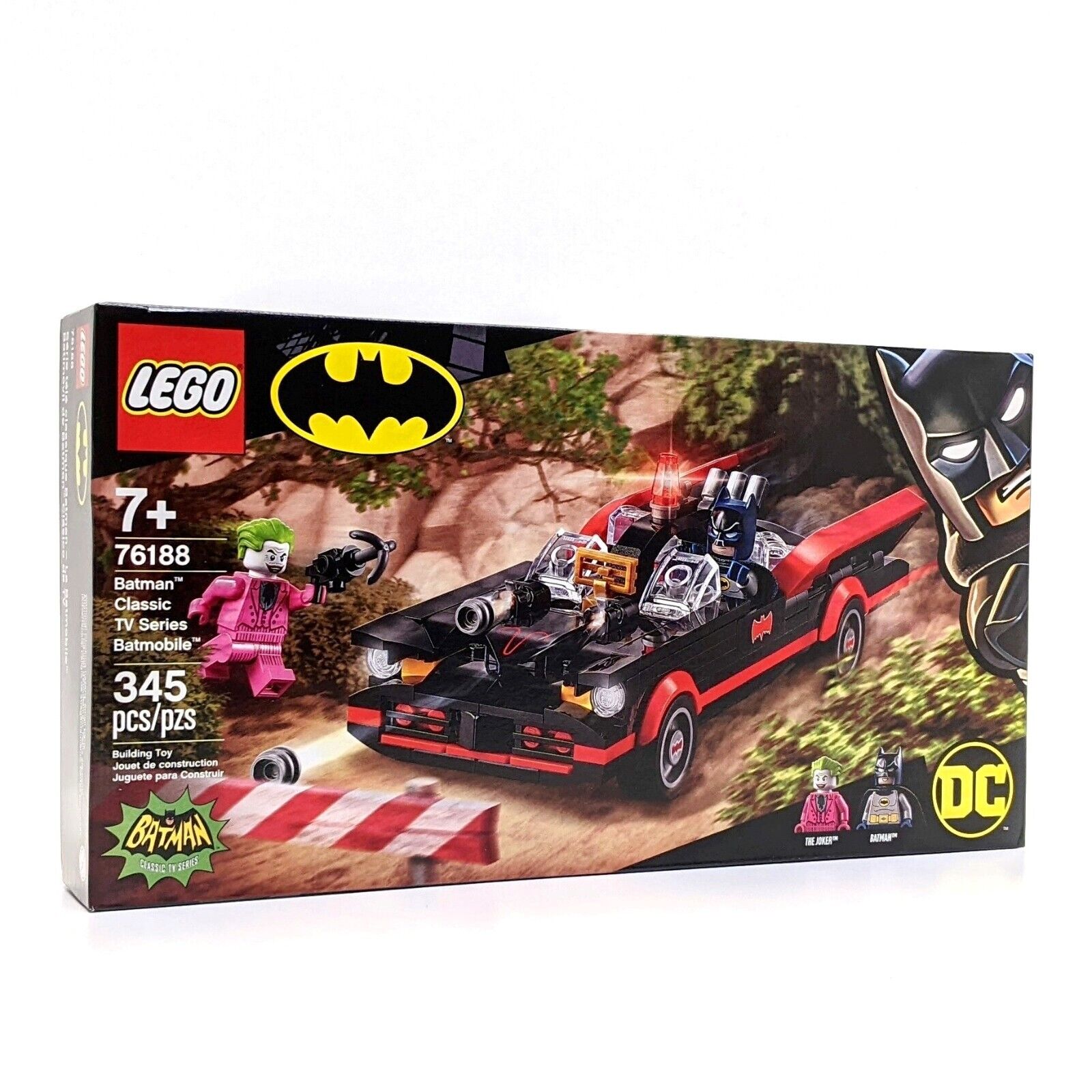 LEGO DC Batman: Batman Classic TV Series Batmobile 76188 Building Toy (345  Pieces) 