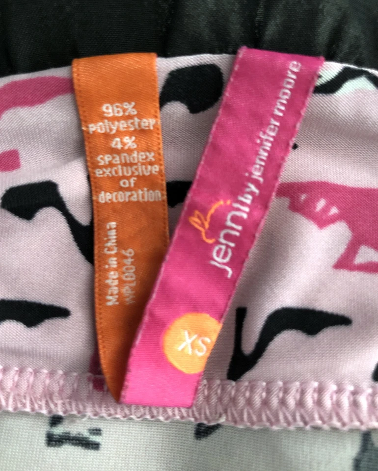 Camisón para dormir Jenni by Jennifer Moore Babydoll rosa con estampado de tacón alto - XS Foto 4 de 4