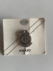 Vintage Silver Tone AAA Patrol Service Award Badge Pinback Lapel Pin KG — photo 3