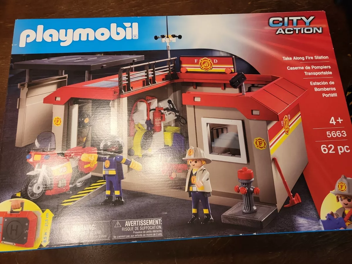 Playmobil Take Along Fire Station, Playmobil