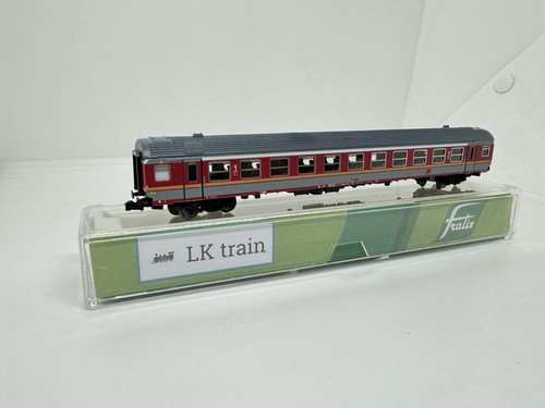 LK TRAIN carrozza MDVE 1cl Navetta Rosso FS scala N esclusiva LK Fratix - Picture 2 of 4