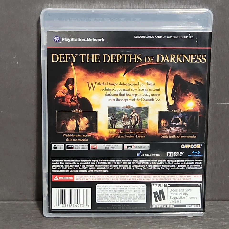 Dragons Dogma Dark Arisen PlayStation 3 PS3 Video Game - Image 3 of 4