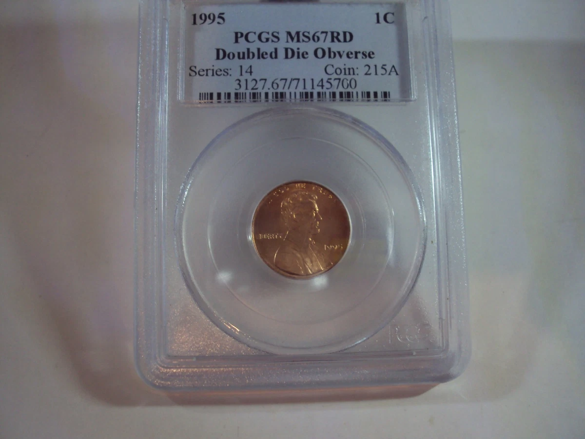 PCGS Certified MS 67 Graded 1995 Lincoln Memorial Small Cents
