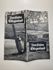 ca. 1938 altes Prospekt Das schöne Siegerland