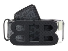 Bally 6302246 Men's Mirror Buckle Adjustable Reversible Belt EU 120/US 47