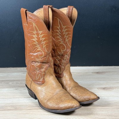 Vintage Nocona Brown Leather Western Cowboy Boots Size 10D s-l400.jpg main image 2