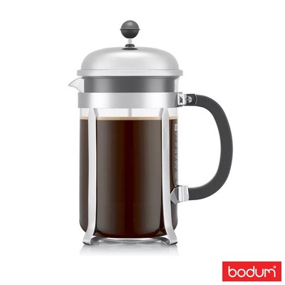 Bodum Chambord 12 Tassen (1,5 l) Edelstahl Chrom Kaffeemaschine French Press