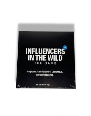 Influencers in the Wild The Game Social Media Board Party Fun 2-6 Players New