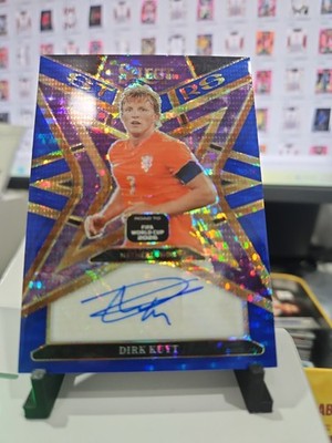 2025-26 Select FIFA World Cup Dirk Kuyt Select Stars Blue Pulsar Auto #ST-DK