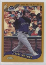 2002 Topps Chrome Gold Refractor Larry Walker #25 HOF 0rx0