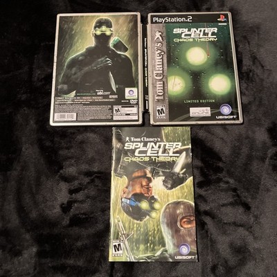 ps2 Tom Clancy s splinter cell chaos theory Limited edition steelbook