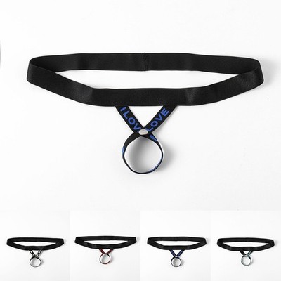 Bequeme grüne Spitze G String Tangas Herren transparent Beutel Unterwäsche Dessous