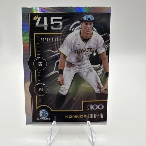 2025 Bowman - Bowman Scouts Top 100 Chrome Konnor Griffin Refractor #BTP-45 (RC)