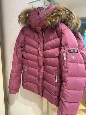 Original Bogner Fire & Ice Ski Jacke Gr. 38 Top Zustand mit Abnehmbaren Pelz