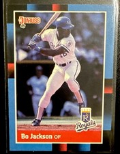 1988 Donruss - Bo Jackson #220 Last line begins with Royals