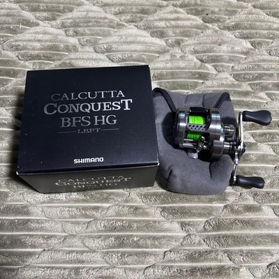Shimano 17 Calcutta Conquest BFS HG Linkshand Angelrolle Top Zustand