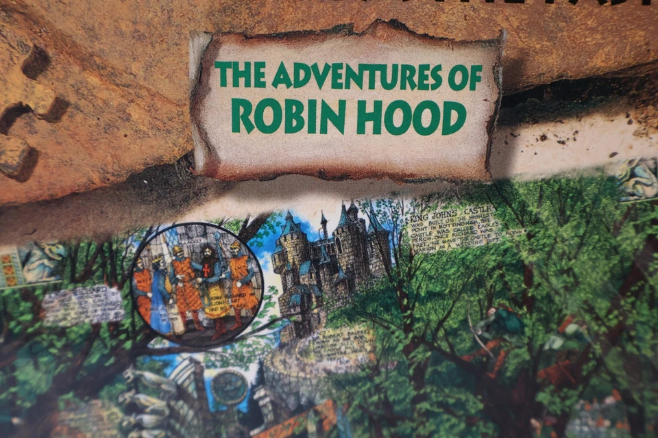 1996 Buried Blueprints 1000 Pc Puzzle  ROBIN HOOD Bepuzzled From The Past - Image 4 of 4