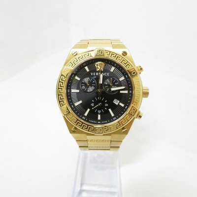 VERSACE Sporty Greca VESO00922 Gold Gehäusegröße 4,8 cm Unisex Gebraucht Uhr ...