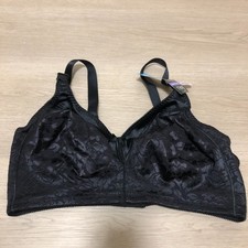 bali bra 40d black wireless support cool fabric moisture wick flexible 006