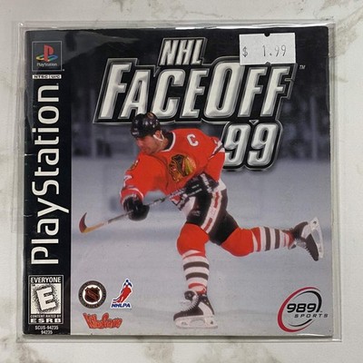 NHL FaceOff 99 - Manual ONLY Playstation 1 PS1 MO61226