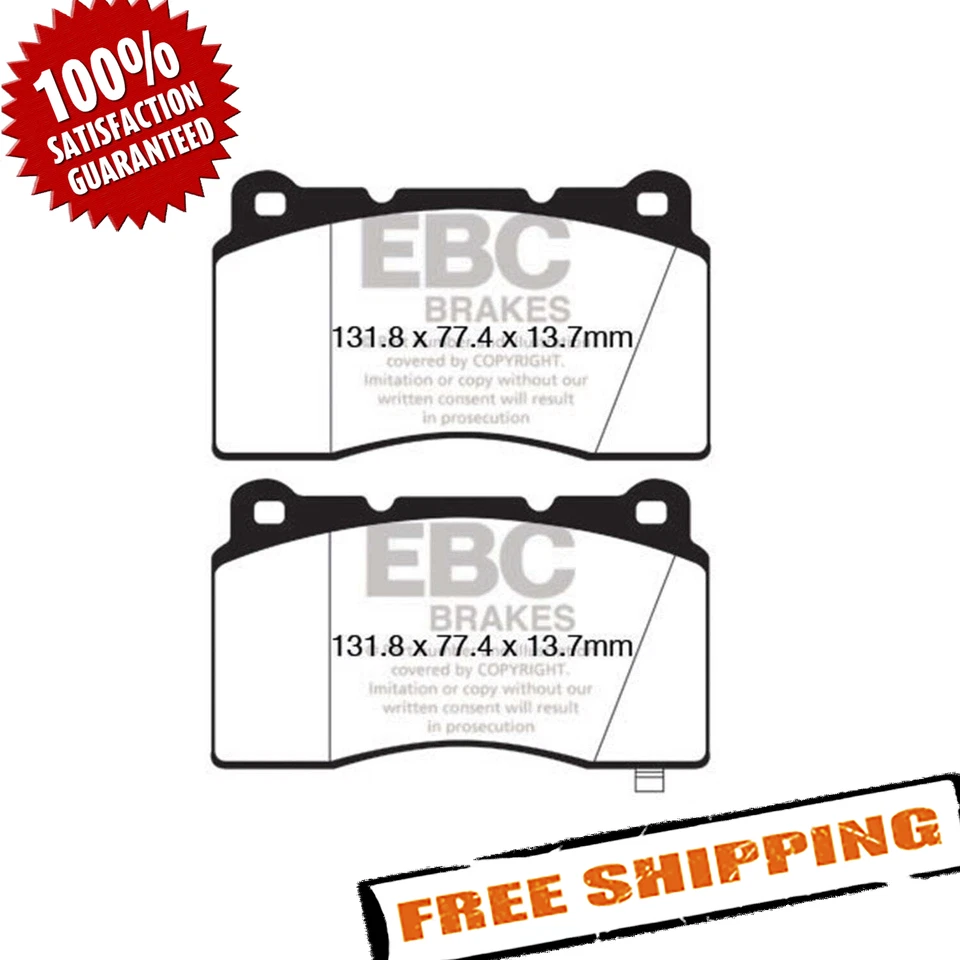 Pastillas de freno delanteras EBC DP42147R Yellowstuff para Hyundai Genesis 2009-2016 cupé Foto 2 de 4