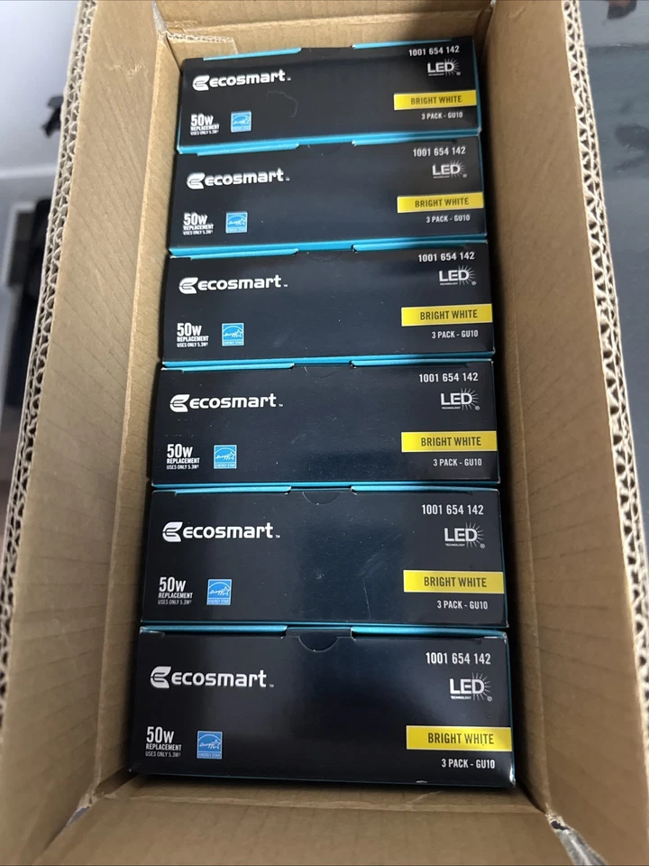 50W Equivalent Bright White MR16-GU10 Dimmable LED  Bulb 6-3 Packs 18 Bulbs - Image 3 of 3