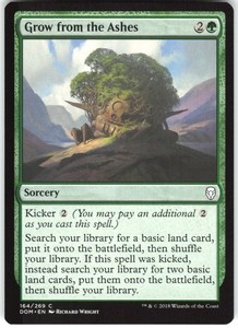 Grow from the Ashes - Dominaria #164 Common MTG