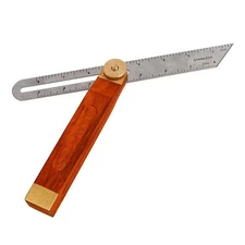 Woodworking T Bevel Horizontal Sliding Adjustable Angle Ruler Measurement Tool b