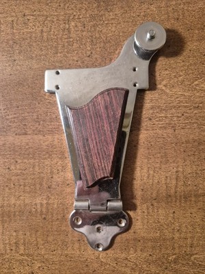 Vintage MIJ Matsumoku Conrad Aria Semi Hollow Body Electric Guitar Tailpiece 