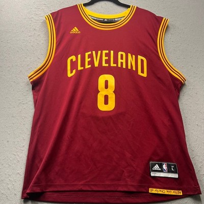 Adidas Cleveland Cavaliers Matthew Dellavedova Jersey Mens Large Wine Red 8 NBA